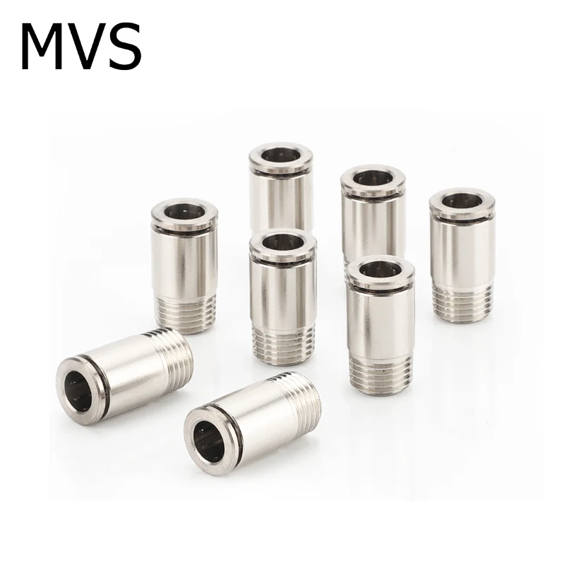 360 degrees of free rotation threaded hexagon socket the pass-through  Quick Connector Fitting