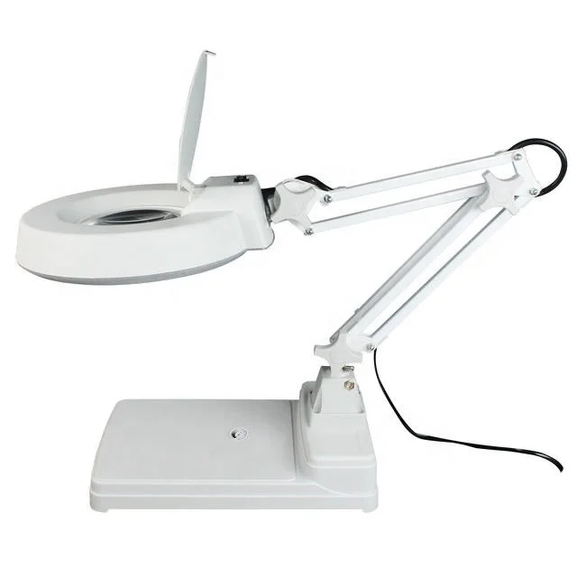 3X, 5X, 8X, 10X Desktop magnifying glass with  LED light