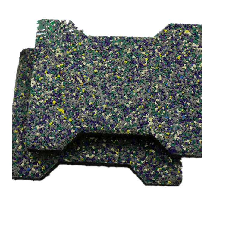 Non Toxic Interlocking Rubber Pavers Horse Stable Driveway dog bone Rubber Brick Rubber Flooring Tiles