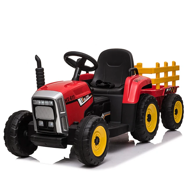 Новые модели 12В большой трактор XMX611 электрический автомобиль для детей игрушки с дистанционным управлением детская езда на