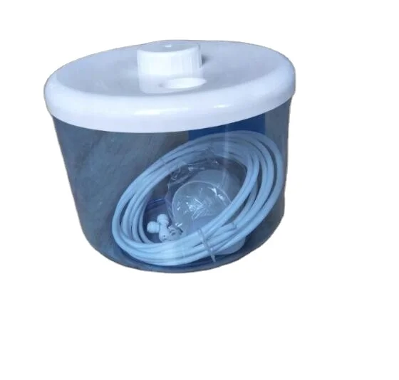 Clear water dispenser pot with float switch