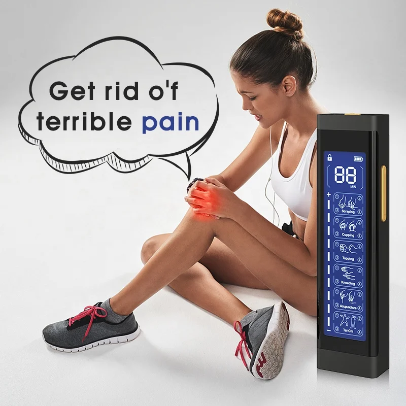 2021 Portable Muscle Stimulation Massager Physical Therapy Equipment / Dual Channel Electric Stimulation TENS Machine