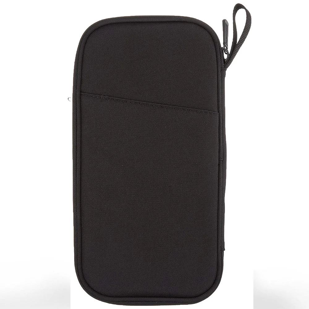 OEM Passport organizer wallet RFID case Passport and ticket holder bag Passport travel wallet Compact travel document pouch bag