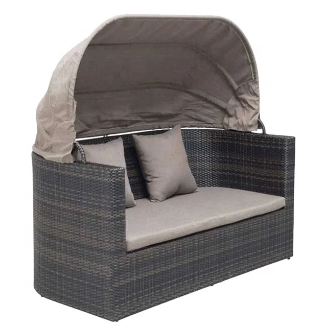 Audu Rattan Outdoor Round Bed On Sale