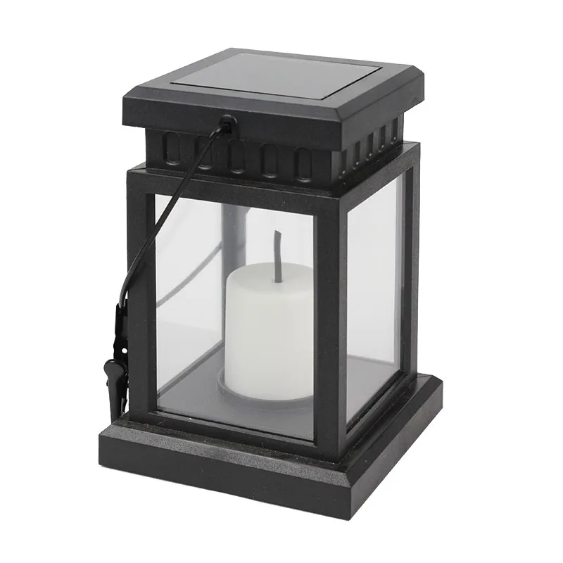 2 in 1 Function Hot selling Safety Solar LED Tomb Lantern Light Grave Candle Lamp