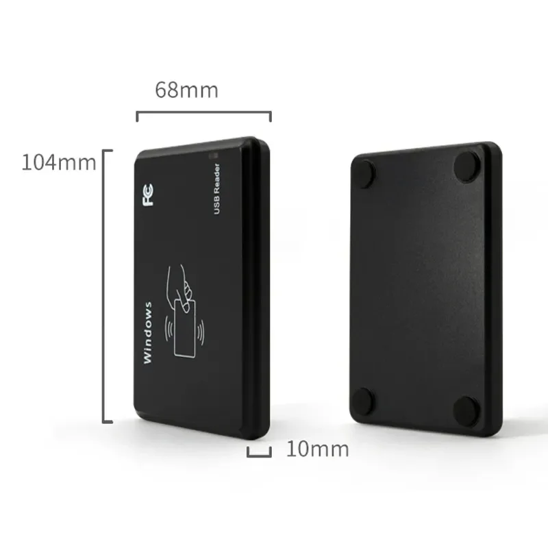 Biometric USB Card Reader With 13.56Mhz IC Rfid Card Reader Read and Write Desktop Reader Work for Access Control System