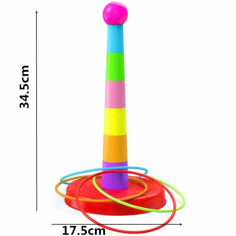 Children Ring Toss Toys Parent-child Interaction Indoor and Outdoor Puzzle Ring Kindergarten Competition Game Booth Halloween