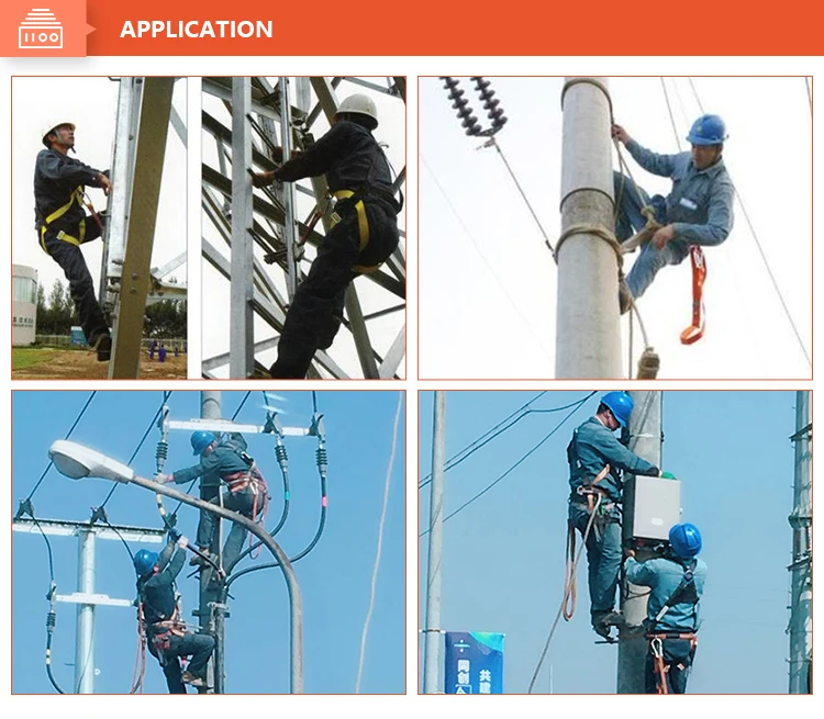 Manufacturers wholesale 45mm webbing  safety  belt  for industrial  safety harness