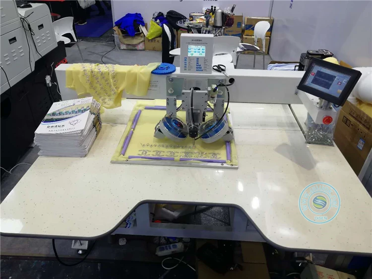 new 1v-6p automatic rhinestone machine 6 color decor glue roll g-tek gemfix six two colour automatic rhinestone machine 6 colors