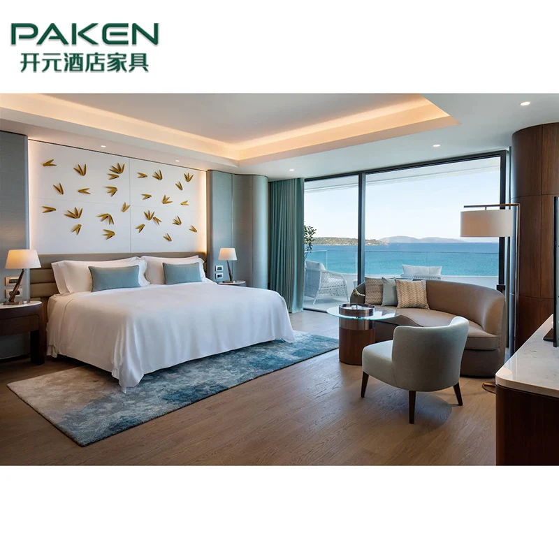 Турецкий роскошный отель комнаты набор мебели для спальни Королева размера кровати Современный 5-Звездочный Отель мебель
