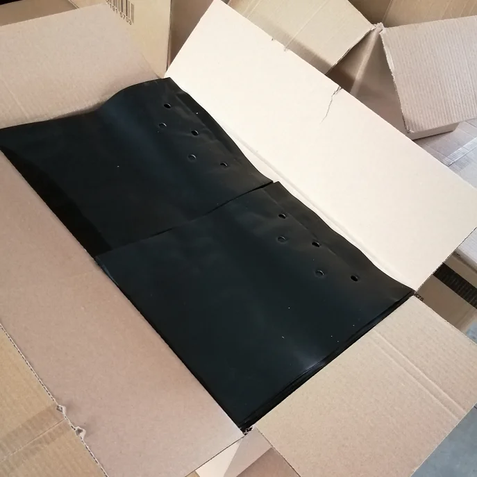 Wholesale black planter bags poly nursery bags plant seedling grow bags with holes