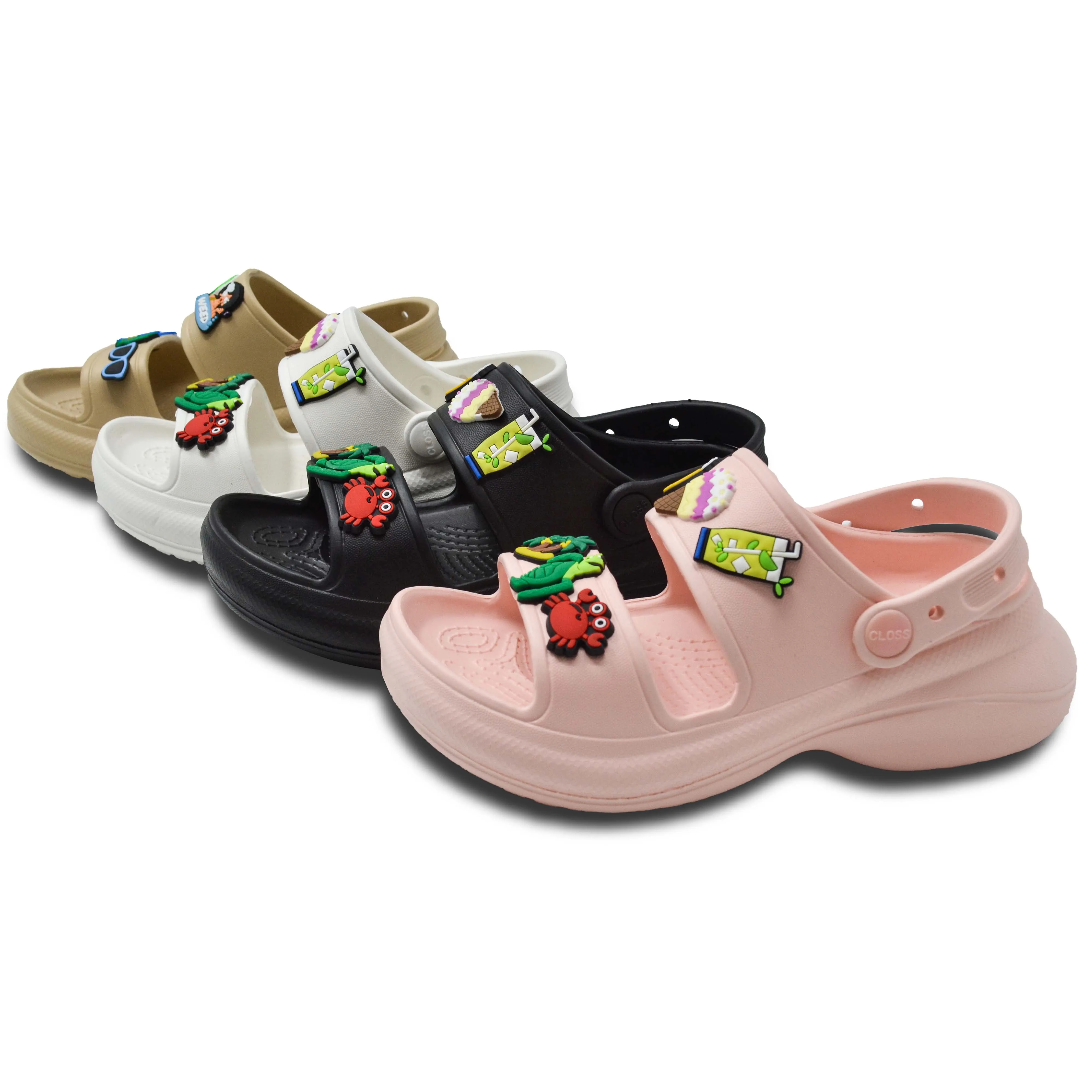 Pvc Crystal Sandal Santa Hat Slippers Sandalias Por Mayor Luis Viton Sandals