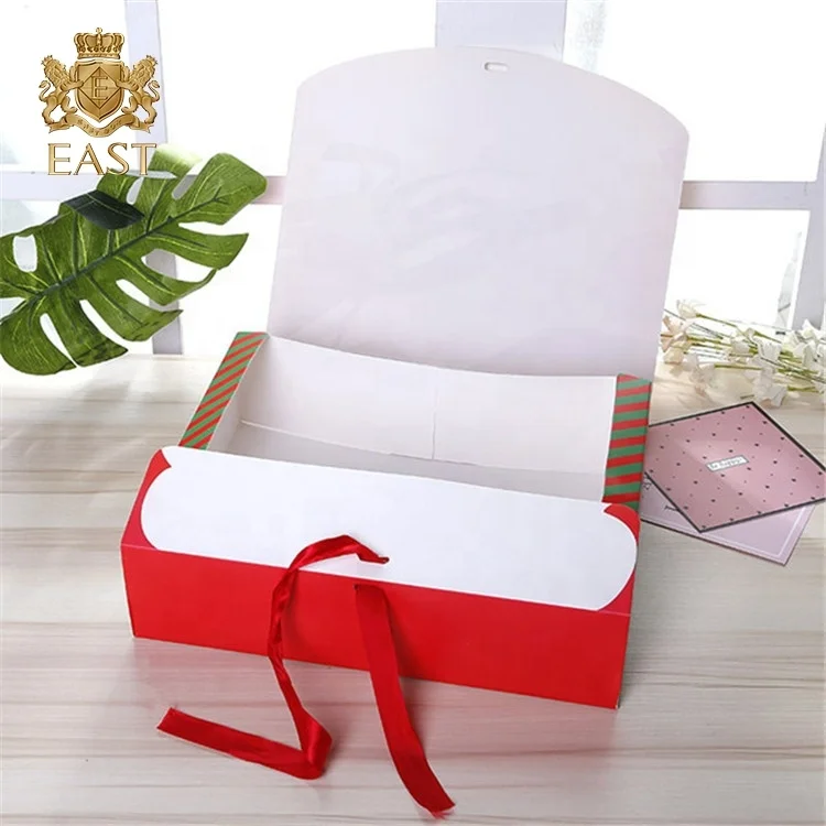 Christmas Santa Design Printing Art Paper Gift Box