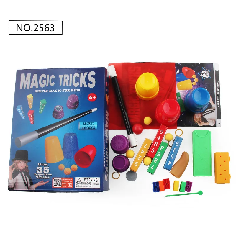 Toy magic trick trucos de magia Children close-up stage magic props sets puzzle magic gift box toys