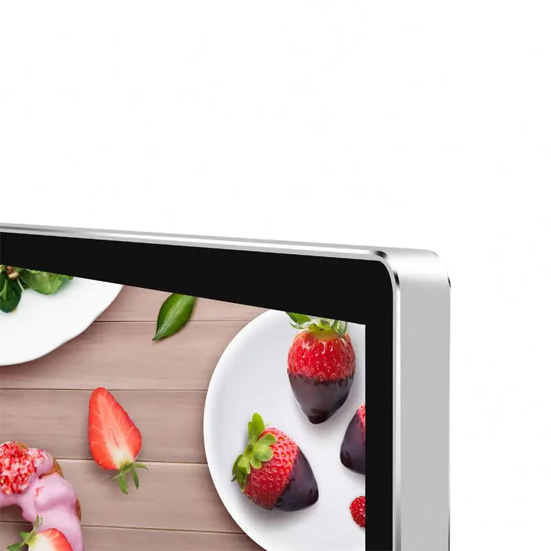 Lien Vertical Board Equipment Lcd Player Advertising Screen Video Players Digital Signage Displays With Wireless Charger