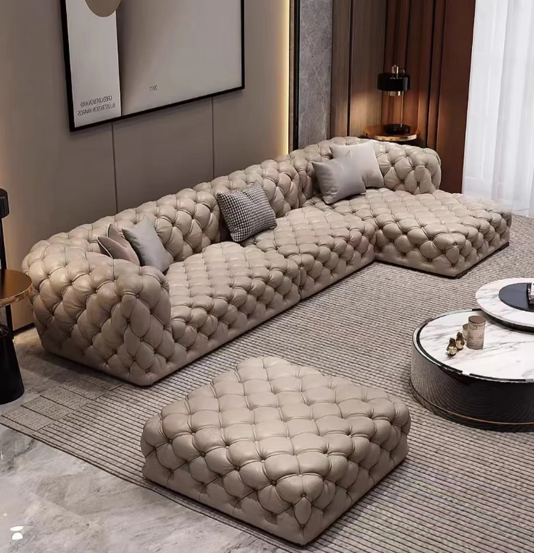 Commercial home furniture European style Multi-color sectional sofa set furniture sofa living room sofas