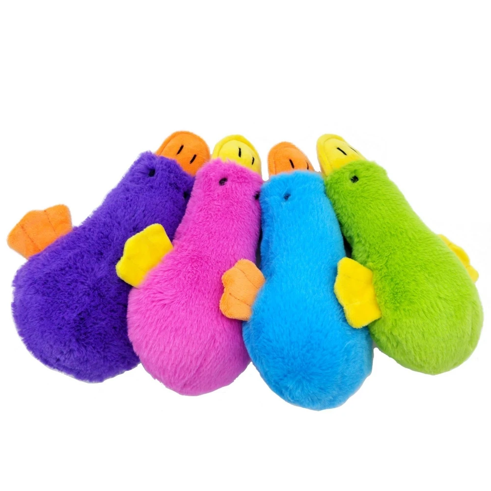 Cute Duck Style Design Plush Toys Dog Interactive Chew Squeaky Toy