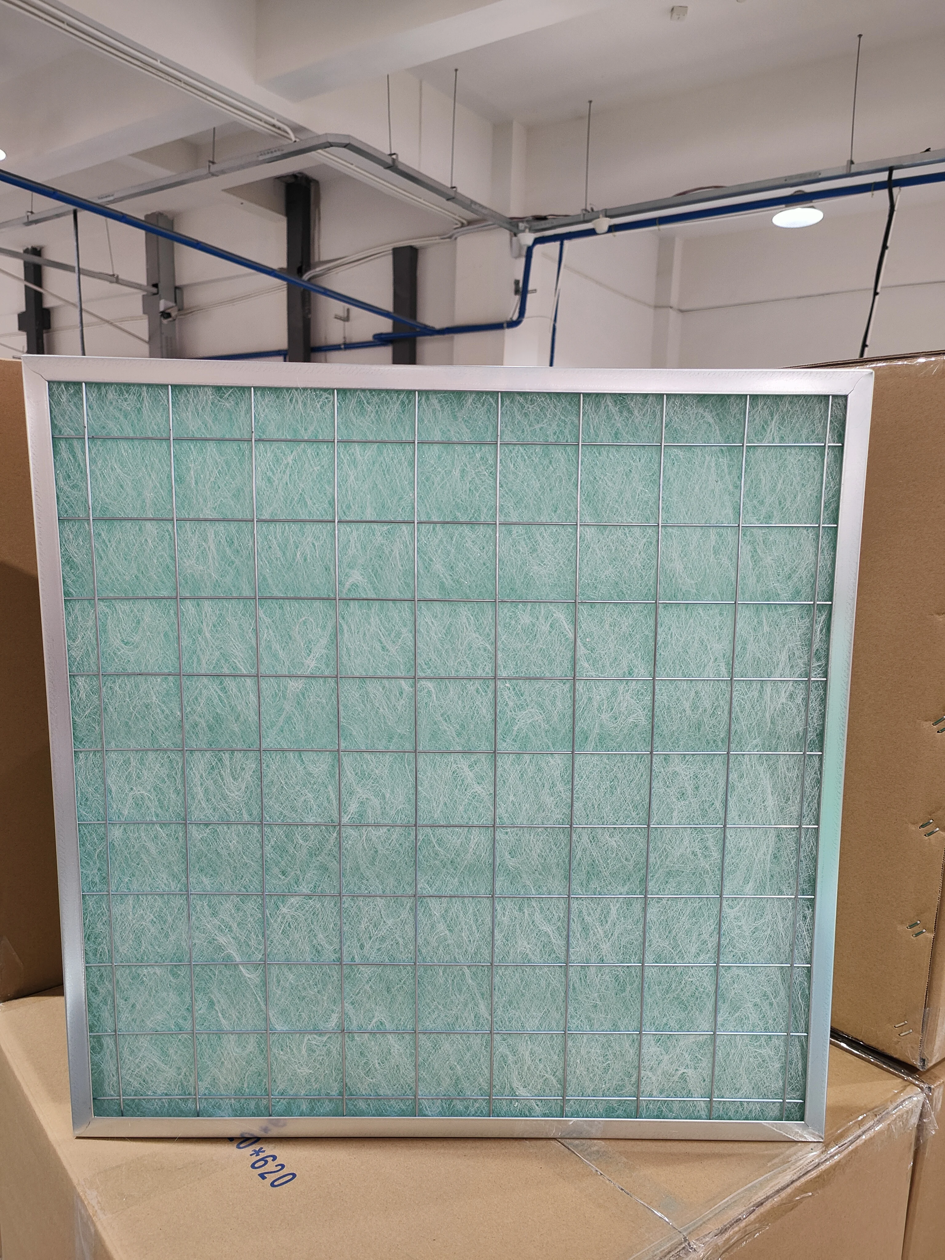 Custom Factory Floor Air Spray Booth Fiberglass Filter Paint Mist Felt Glass fiber filter