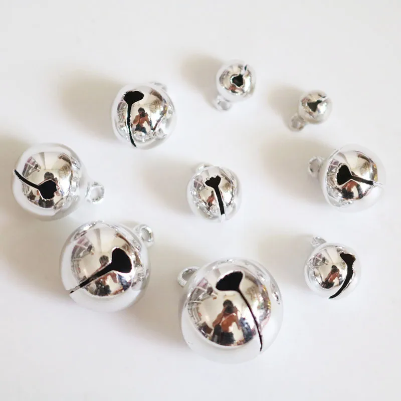 Environmental protection vacuum gold-plated copper bell Christmas costume bracelet metal color pet bell