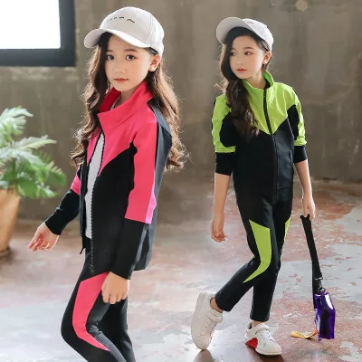 Children clothing High quality casual sports children  clothes set autumn clothing cotton for girls teenage girls clothes
