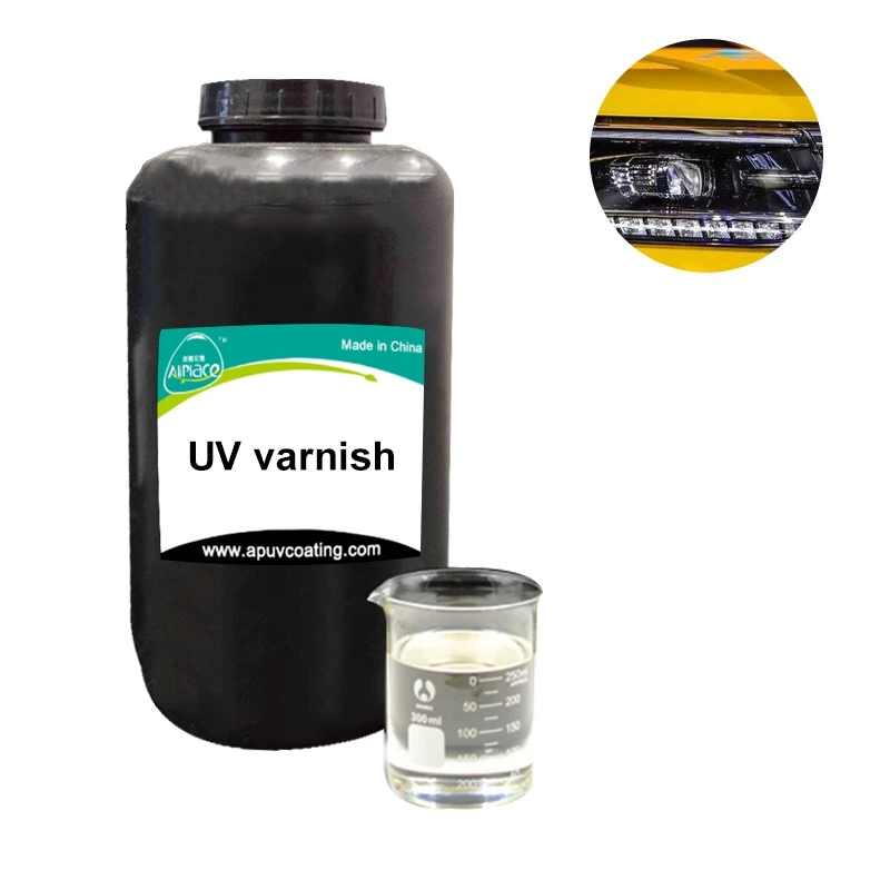 Repair Auto Paint UV Varnish Car Headlight PC Painting UV Coating Varnish