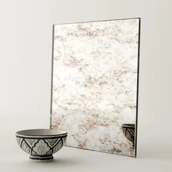 Wall Hung Antique Rectangular Mirror Customize Tinted Mirror