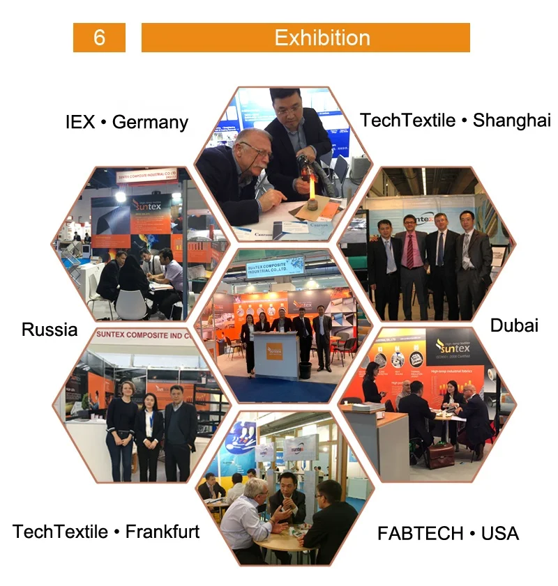 Suntex Silicone Coated Fireproof Insulation Glassfiber Cloth