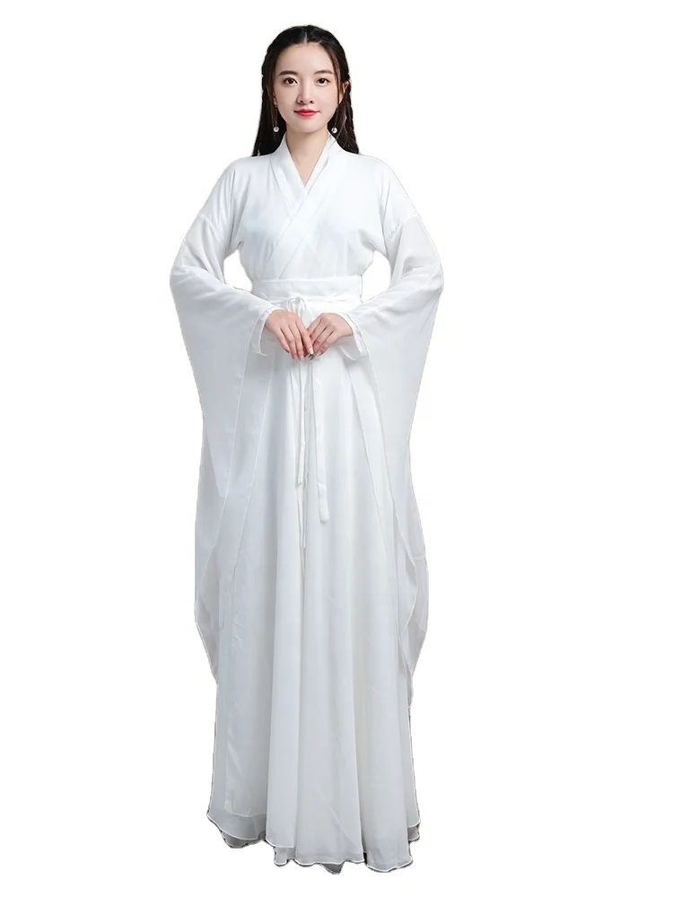 Chinese traditional costume hanfu Costume of ancient TV series Art photography Stage show Fairy clothing