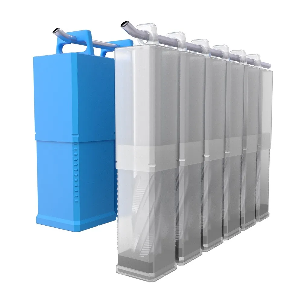 Beckett cutting tools ratchet length adjustment transparent square telescopic plastic packaging tube box SQT