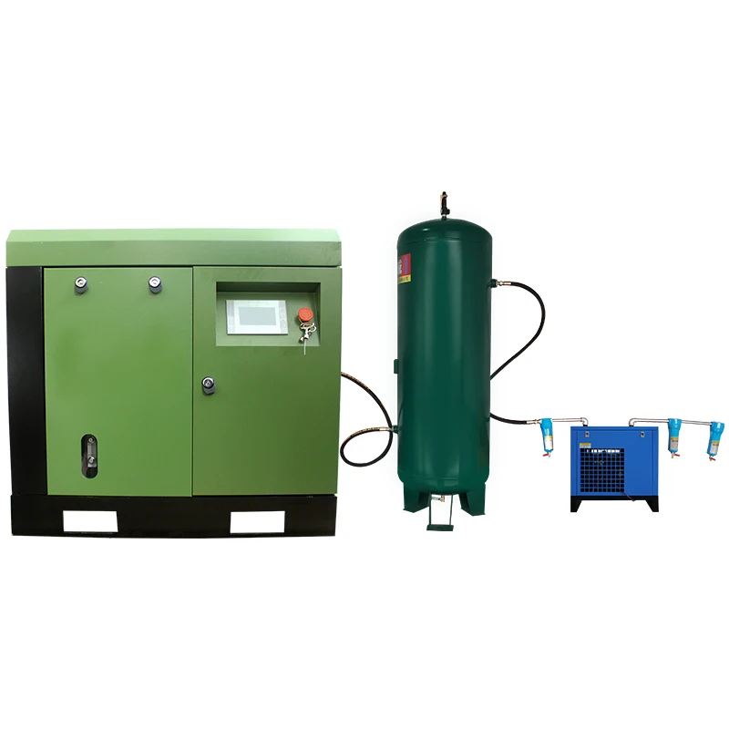 15KW 20HP variable frequency screw air compressor high pressure air compressor