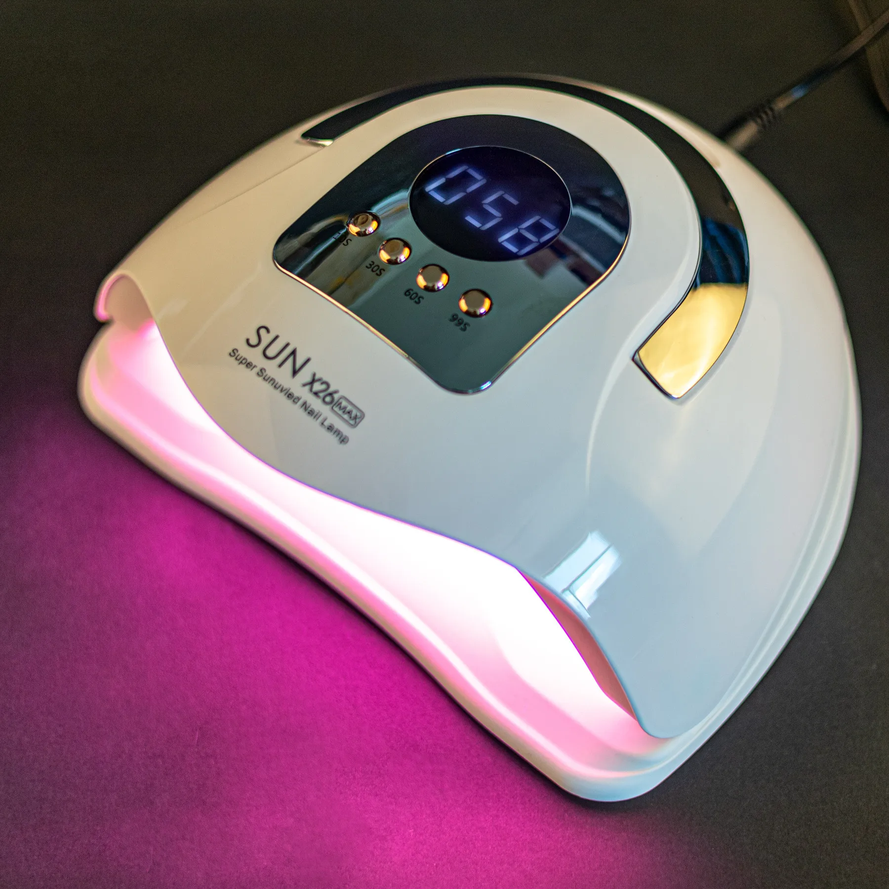 Sun X26 MAX 81 leds Nail Art UV LED Lamp For Nails Professional Manicure Gel Polish Drying Lamps With Timer Auto Sensor