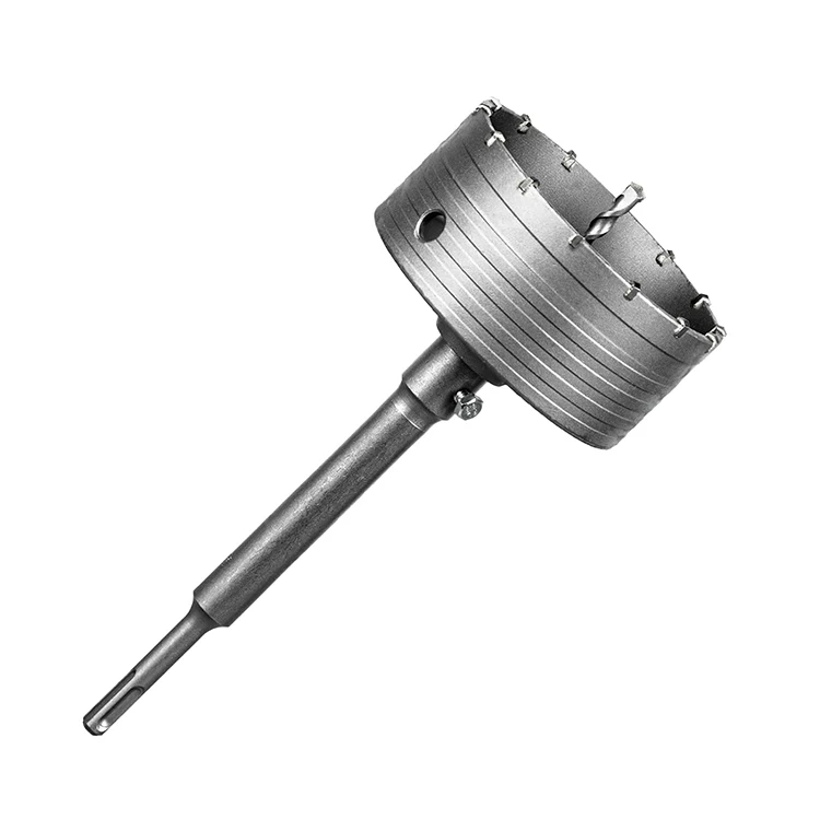 Hot sale 125mm Concrete Hole Saw with 220mm SDS Plus Shank Connecting Rod, 110mm Center Positioning Drill Bits