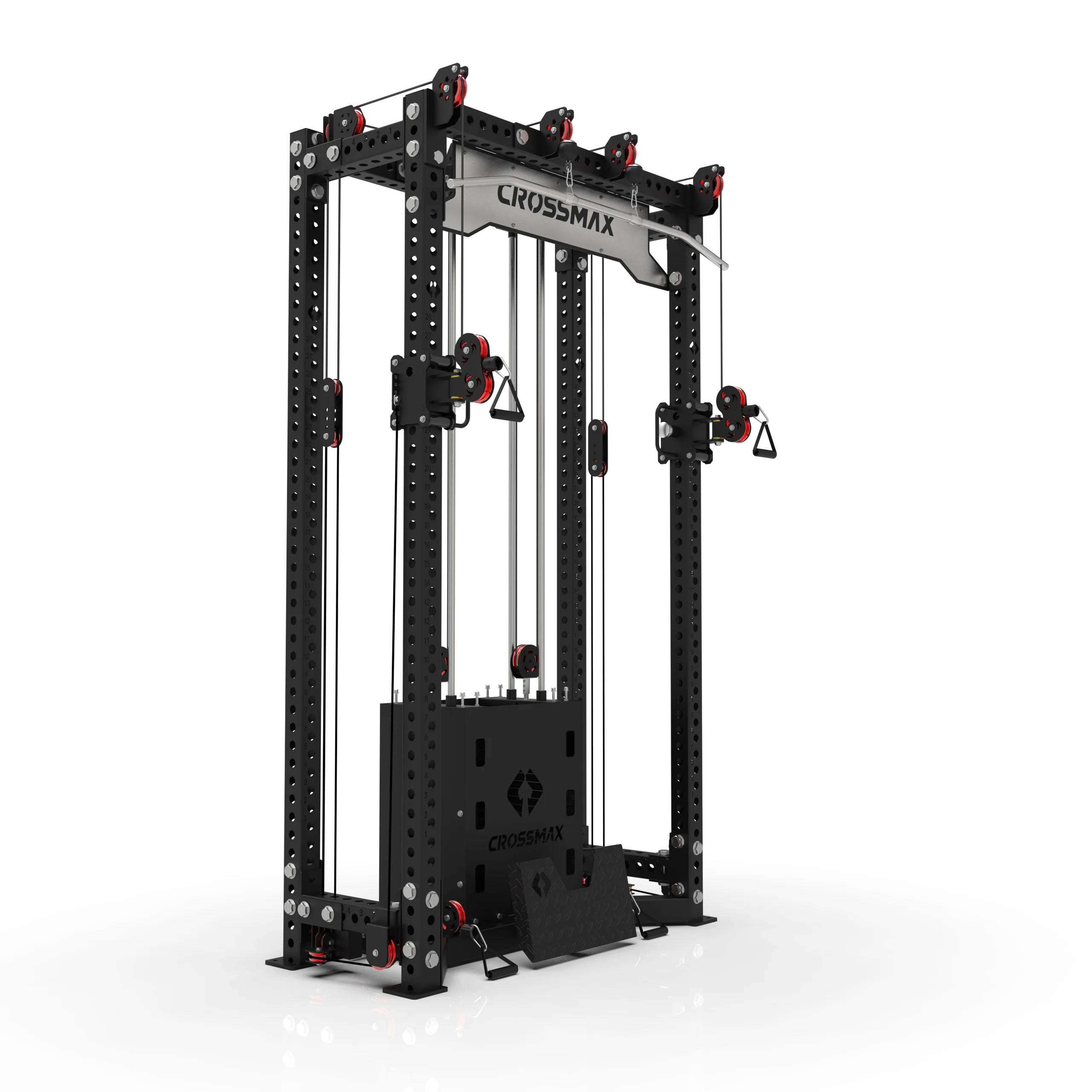 Newest Fitness Functional Trainer Crossover Cable Smith Power Rack Weight Cable Pully System Gym Smith Machine