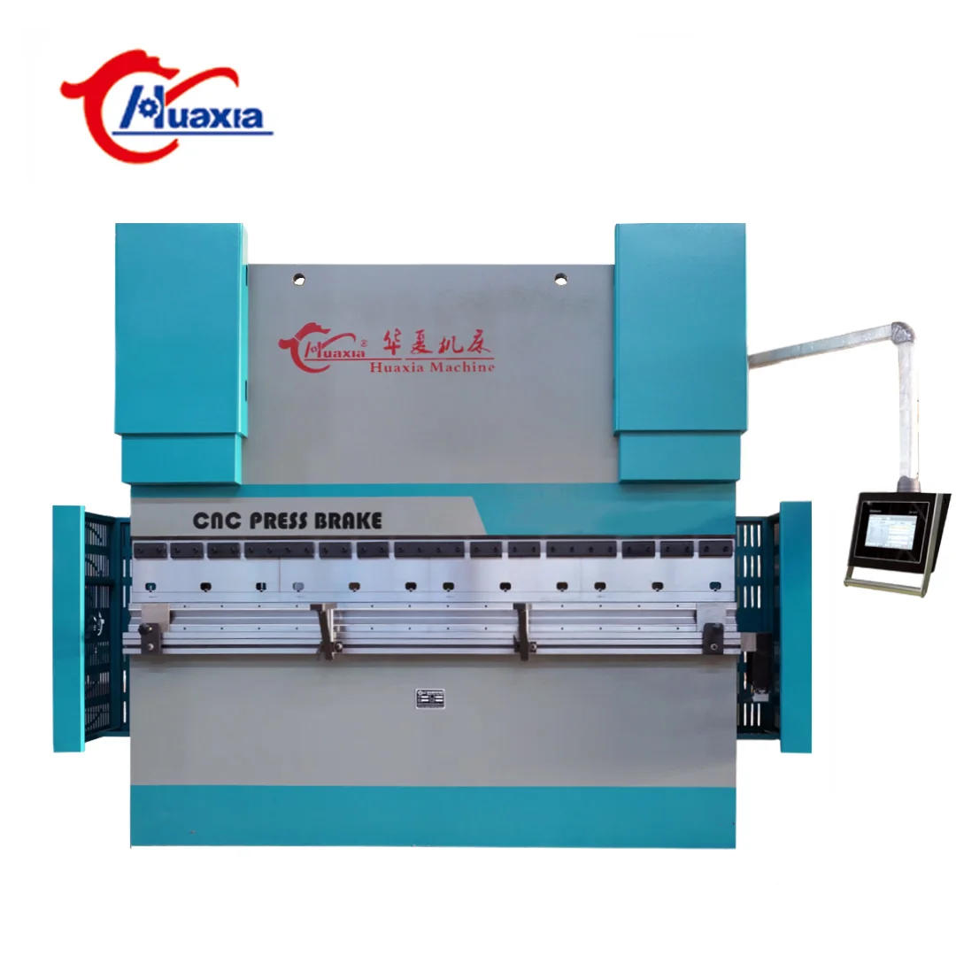 HUAXIA press brake WD67K series 80 Tons 3200mm  CNC hydraulic sheet bend machine with DA53T Controller