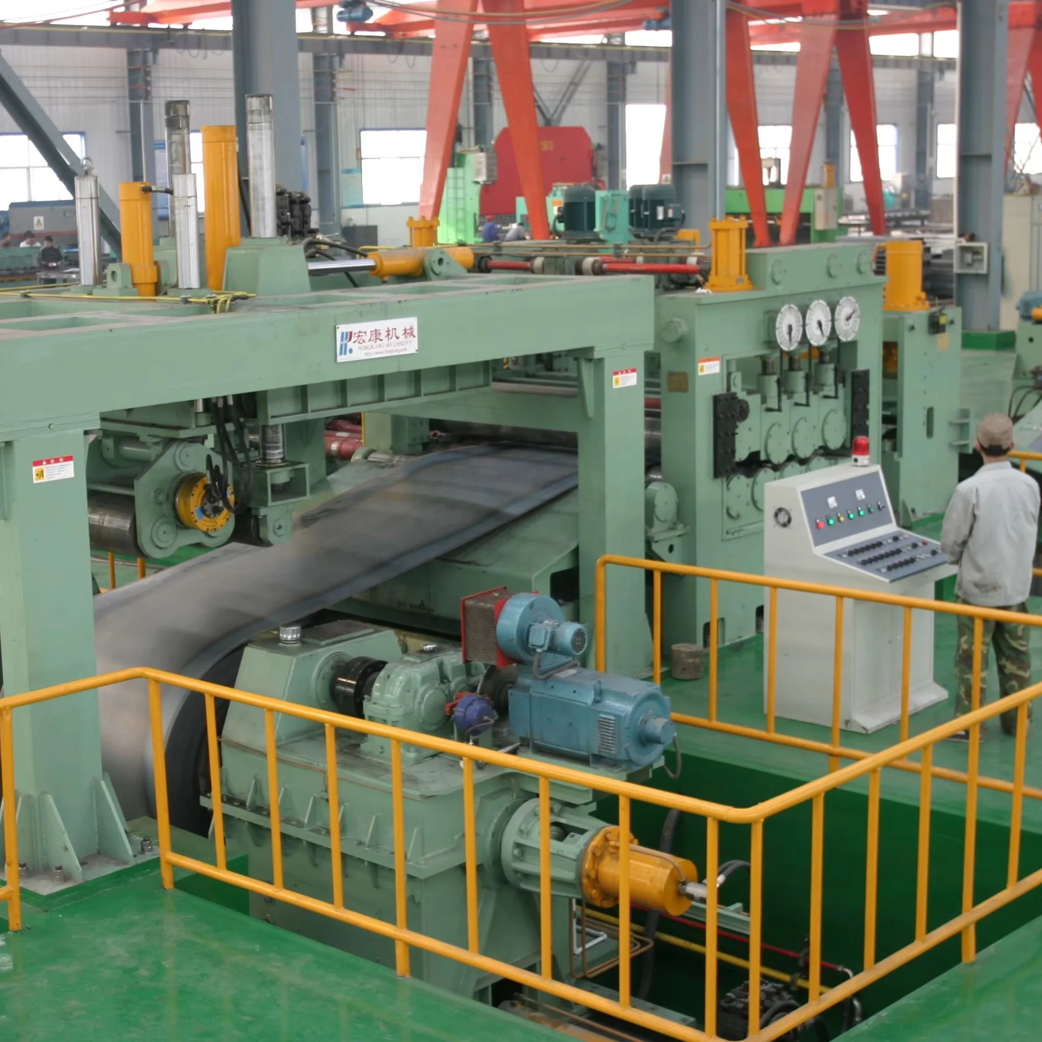 Heavy Cnc Coil Uncoiler Steel Plate Leveling High Speed Shear Metal Flat Shearing Leveler Cut-To-Length Lines Shearing Machine