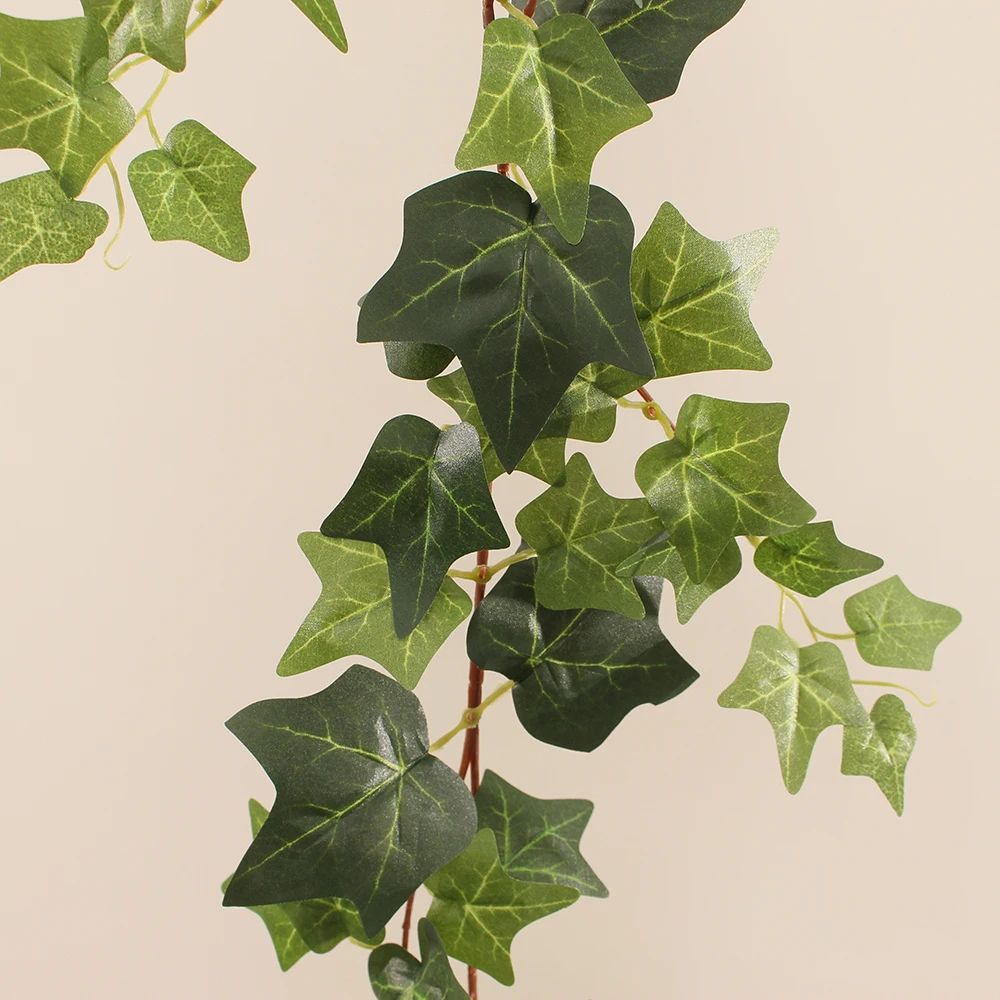 Wholesale Long Artificial Green Vine Groundnut Leaf Vine Faux Plants Outdoor Indoor Wall Hanging Ceiling Decoration