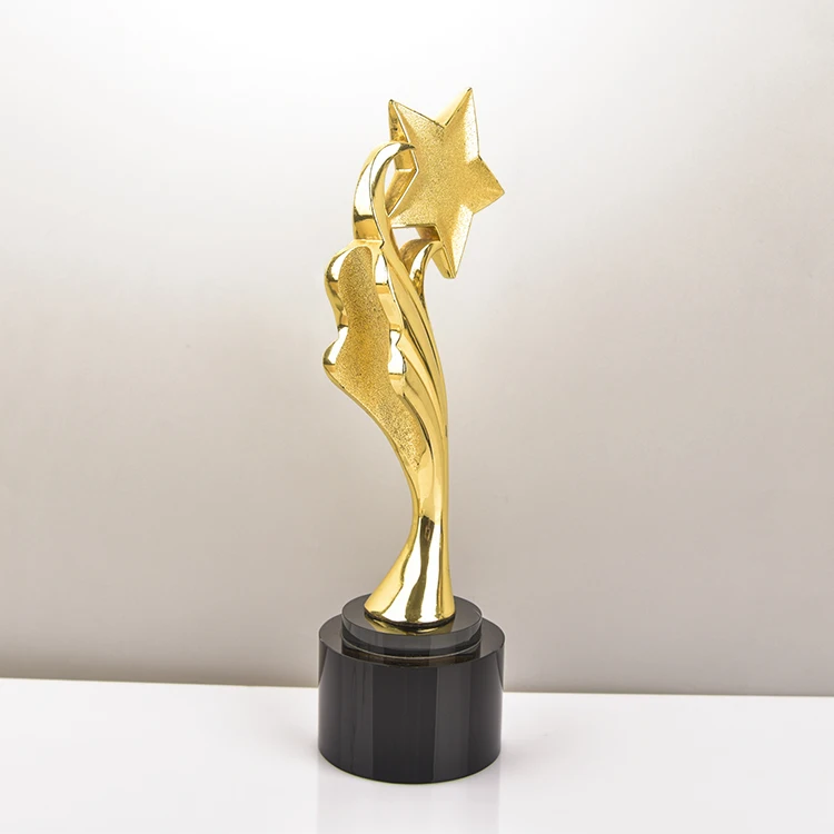 2024 High-quality Customized Music And Dance Award Dancing Lady Figure Golden Metal Trophy