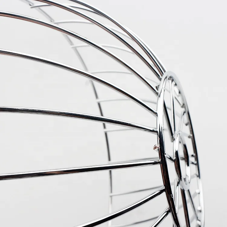 Living Room European Fruit Storage Basket Kitchen Metal Wire Fruit Basket