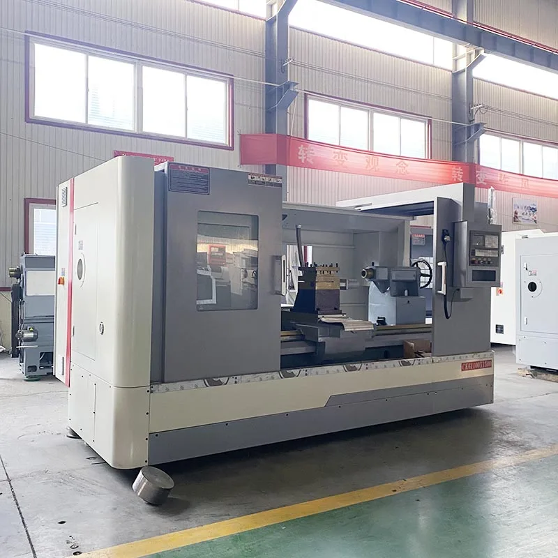 New Horizontal ck61100 Pipe Threading Cnc Lathe Machine With Fanuc Control