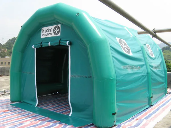 
inflatable mobile hospital tent rescue shelter customized colors, sizes 