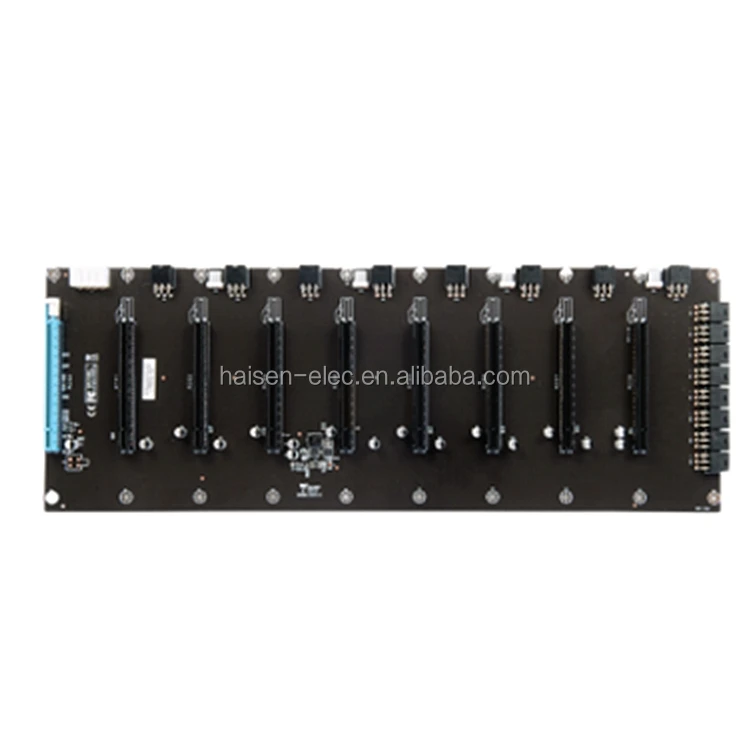  Материнская плата HAISEN 8 GPU BTC ETH для майнинга 1U материнская шасси процессора Intel