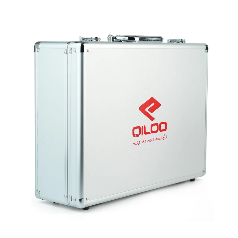 QILOO Trendy Unisex Smart Heating Shoes for Autumn Winter Graphene Technology Warming Leather Shoes with Rubber Insole Men Women