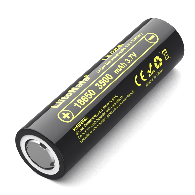 LiitoKala Lii-35A Li-ion 3.7V/4.2V 3500mAh 18650 rechargeable battery lithium ion batteries