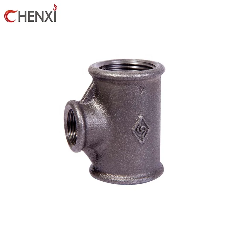 UL/FM/ANSI/BS/DIN certificated black malleable cast iron pipe fittings