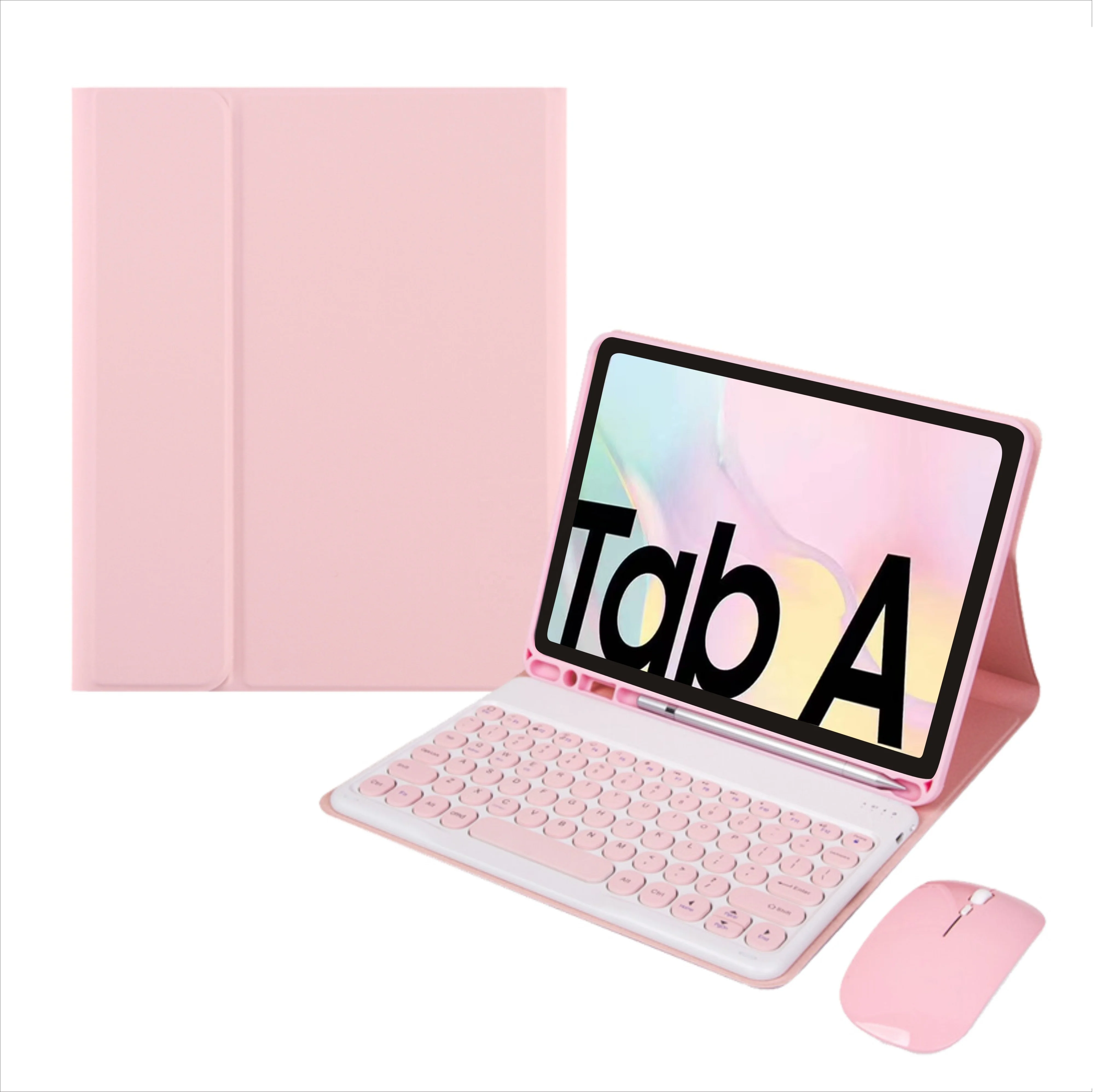 Для Galaxy Tab A7 10 4-дюймовый чехол для беспроводной клавиатуры T500 держатель со слотом