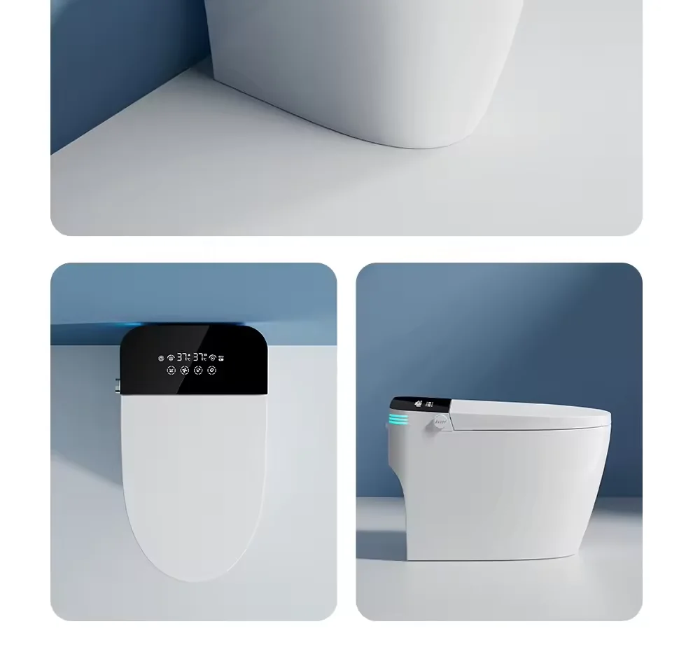 Floor Mounted Intelligent Bidet Wifi Smart Toilets Auto Open Electric Bathroom Ceramic Smart Toilet With Motion Sensor