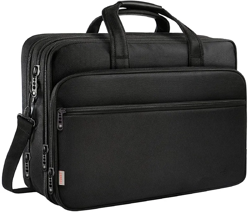 Custom Travel Briefcase Laptop Bag Expandable Large Hybrid Shoulder Bag Water Resistant Business attache case
