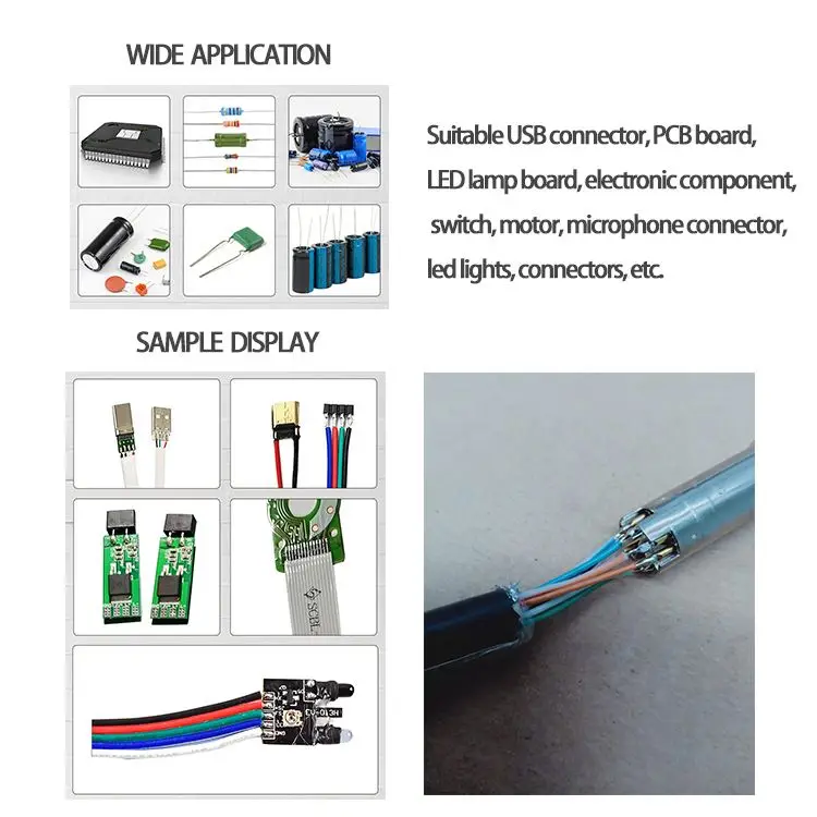 Высокое качество автоматическая подача usb разъем терминал паяльный кабель паяльная машина