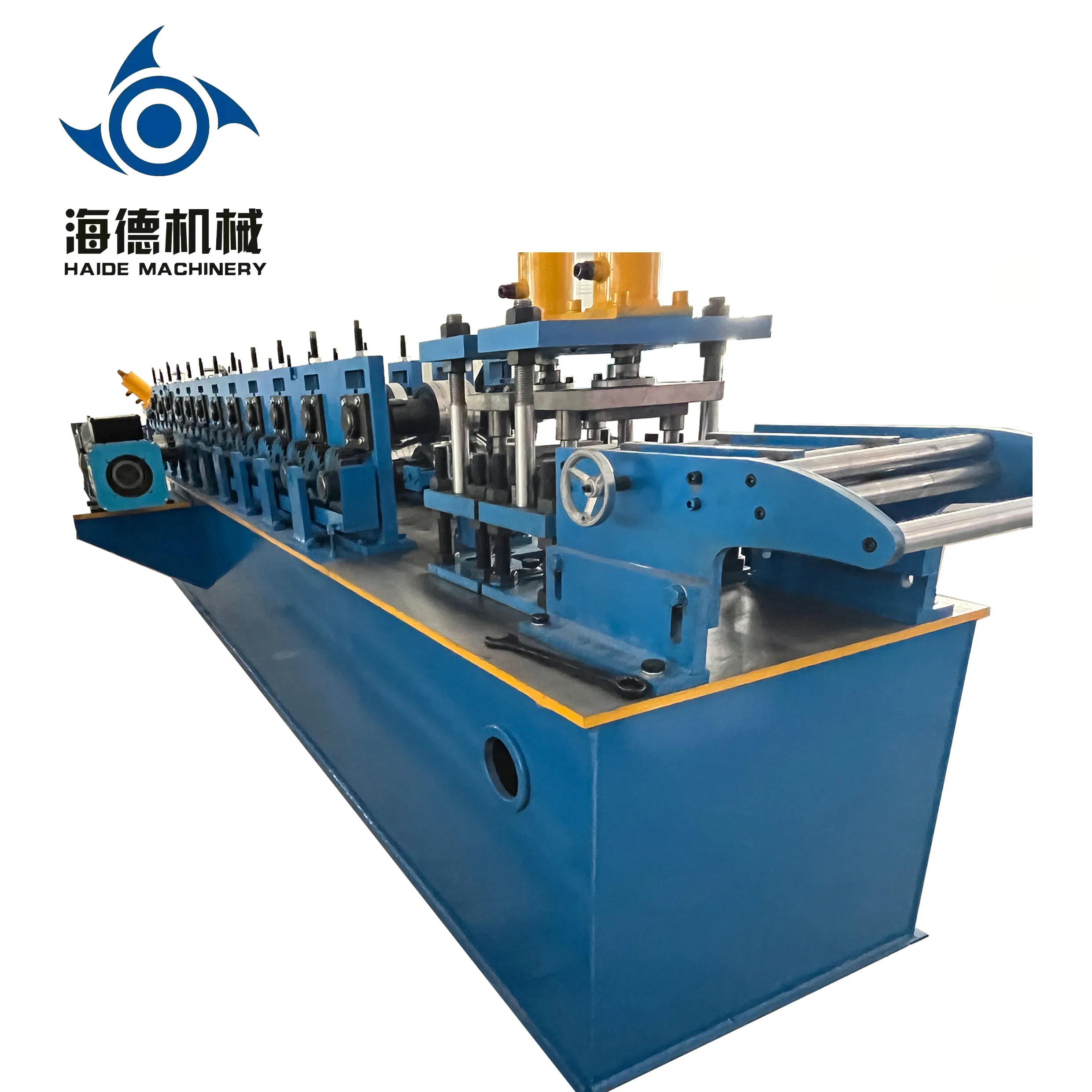 Haide zinc plated Omega steel keel cap groove drywall roller forming machine
