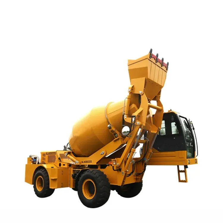 China new Construction Engineering Truck Concrete Mixer Pump Truck SLM3500S 3.5M3 Cement Mixer Truck low price for sale